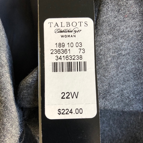 NWT Talbots Gorgeous Wool Lined Blazer Jacket 22W - Picture 3 of 8